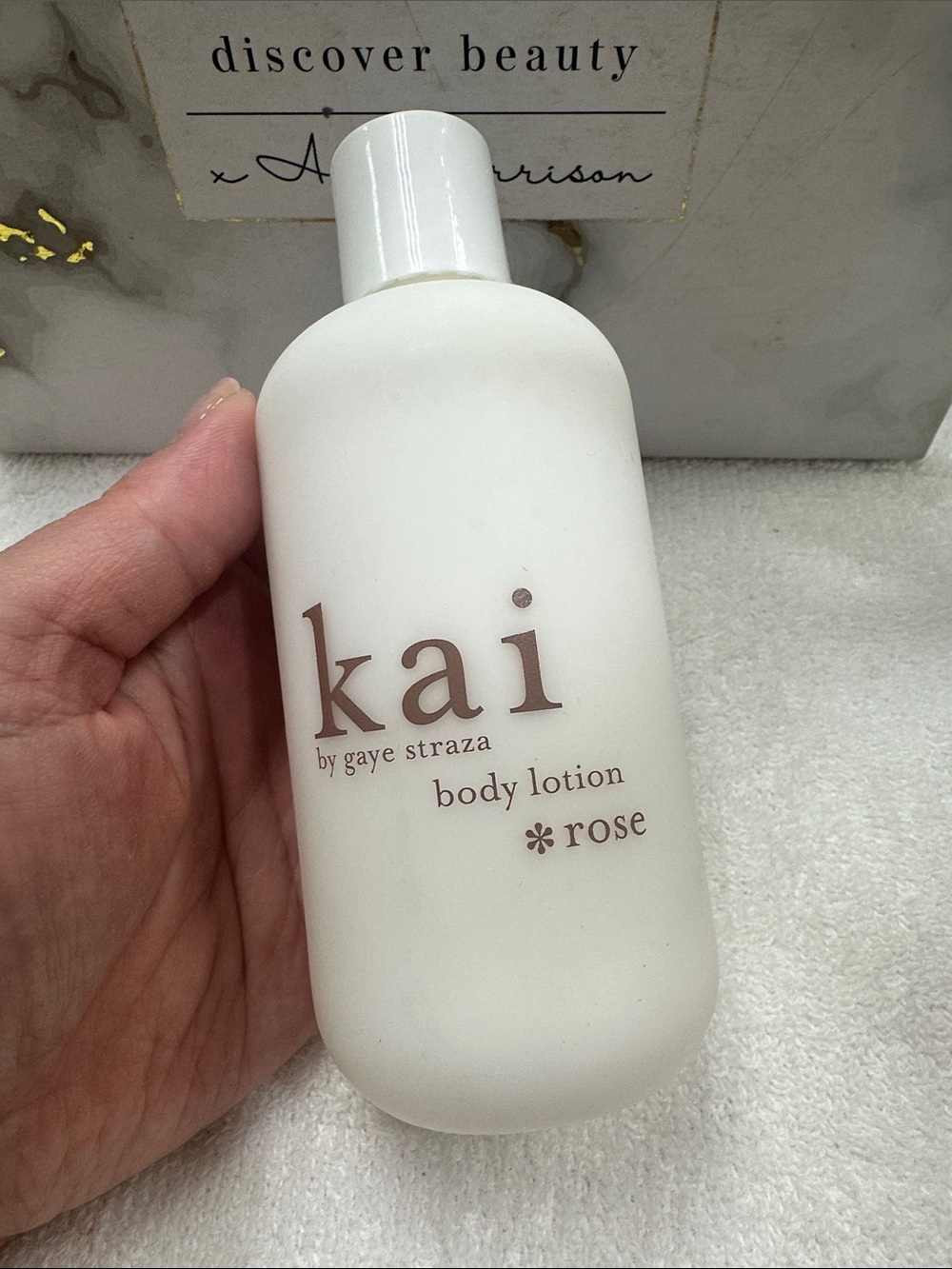 Rose Body Lotion — White Bottle